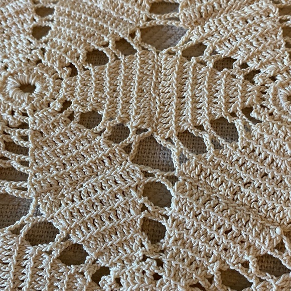 Vintage Cream Set Of 3 Crochet Scarves/Doilies! - Picture 2 of 2